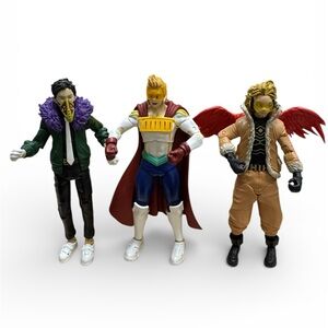 My Hero Academia Action Figure Set with Red and Purple Accents